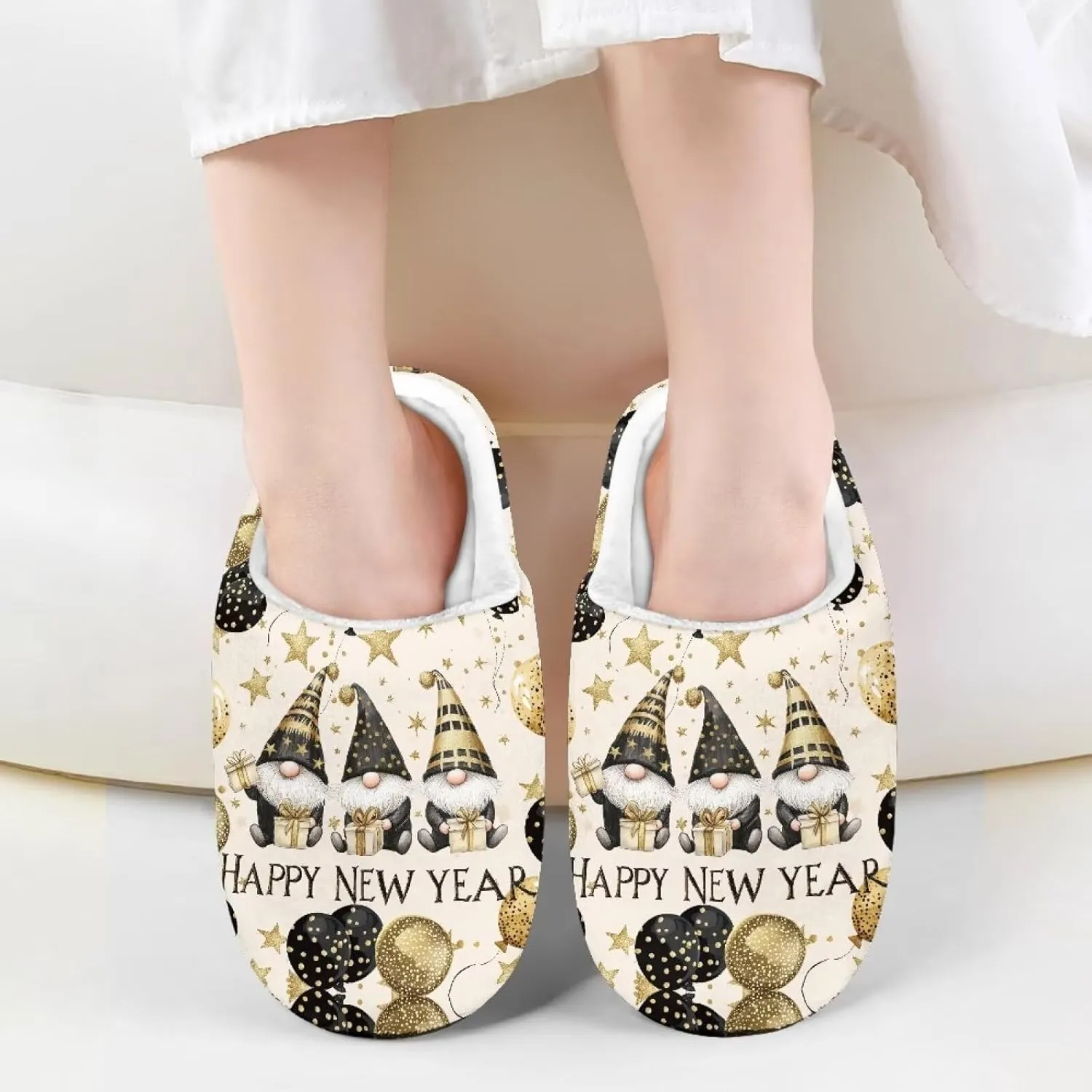 Kids Plush Slippers for Kids Anti-slip House Slippers Cozy Bedroom Slippers Winter House Shoes