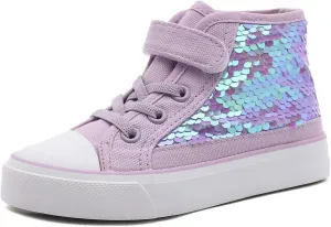 Komfyea Children High Upper Canvas Shoes Casual Sneakers(Toddler/Little Kids)