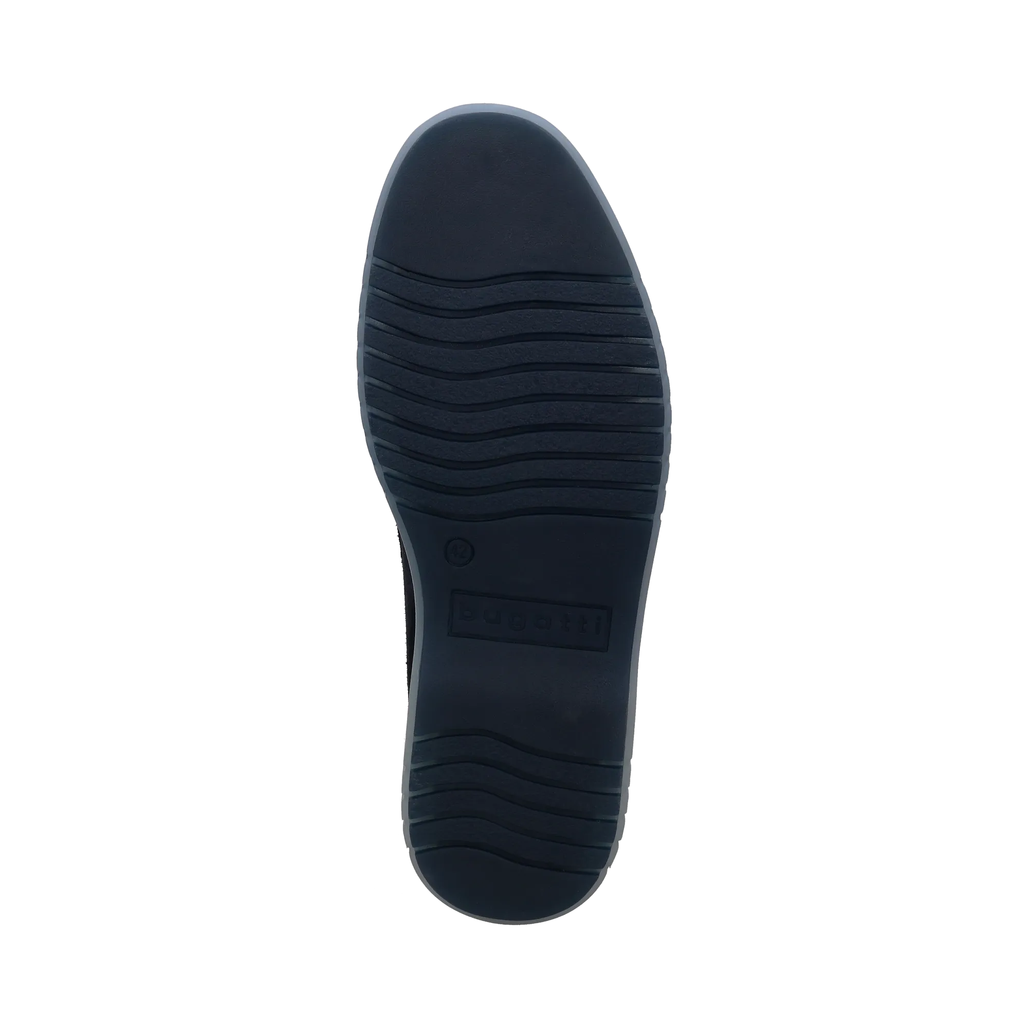 Leder Slip on dunkelblau