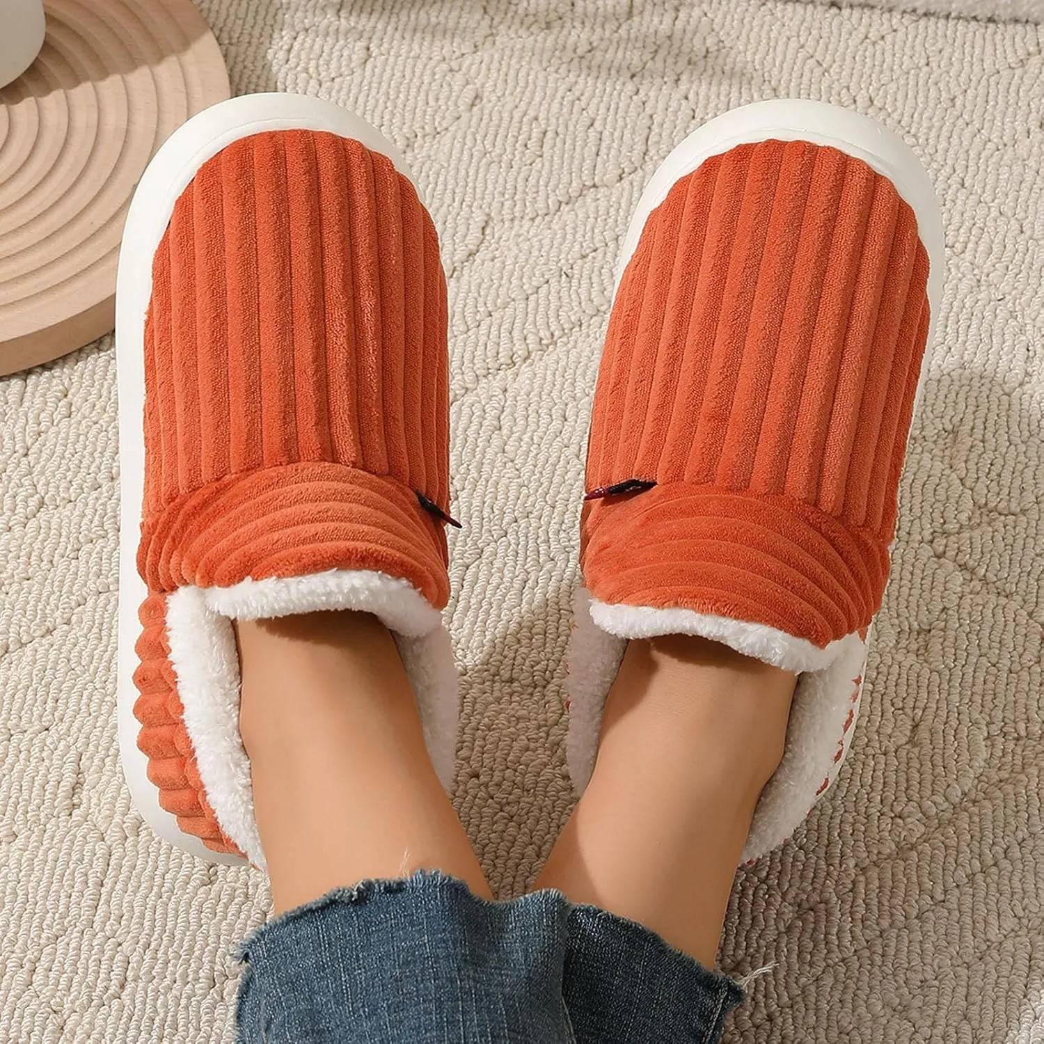 LELEBEAR Pluffi Cozy Stylish Slipper, Pluffi Slipper Booties, Winter Fuzzy Warm Lining Slippers for Women and Men