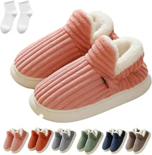 LELEBEAR Pluffi Cozy Stylish Slipper, Pluffi Slipper Booties, Winter Fuzzy Warm Lining Slippers for Women and Men