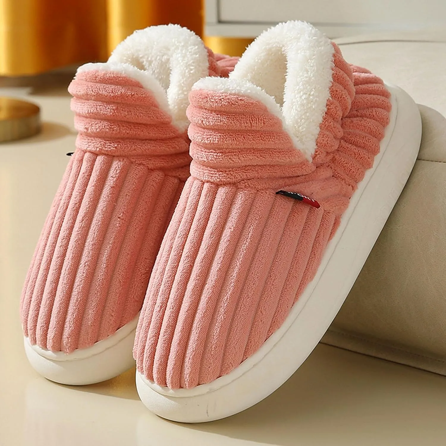 LELEBEAR Pluffi Cozy Stylish Slipper, Pluffi Slipper Booties, Winter Fuzzy Warm Lining Slippers for Women and Men