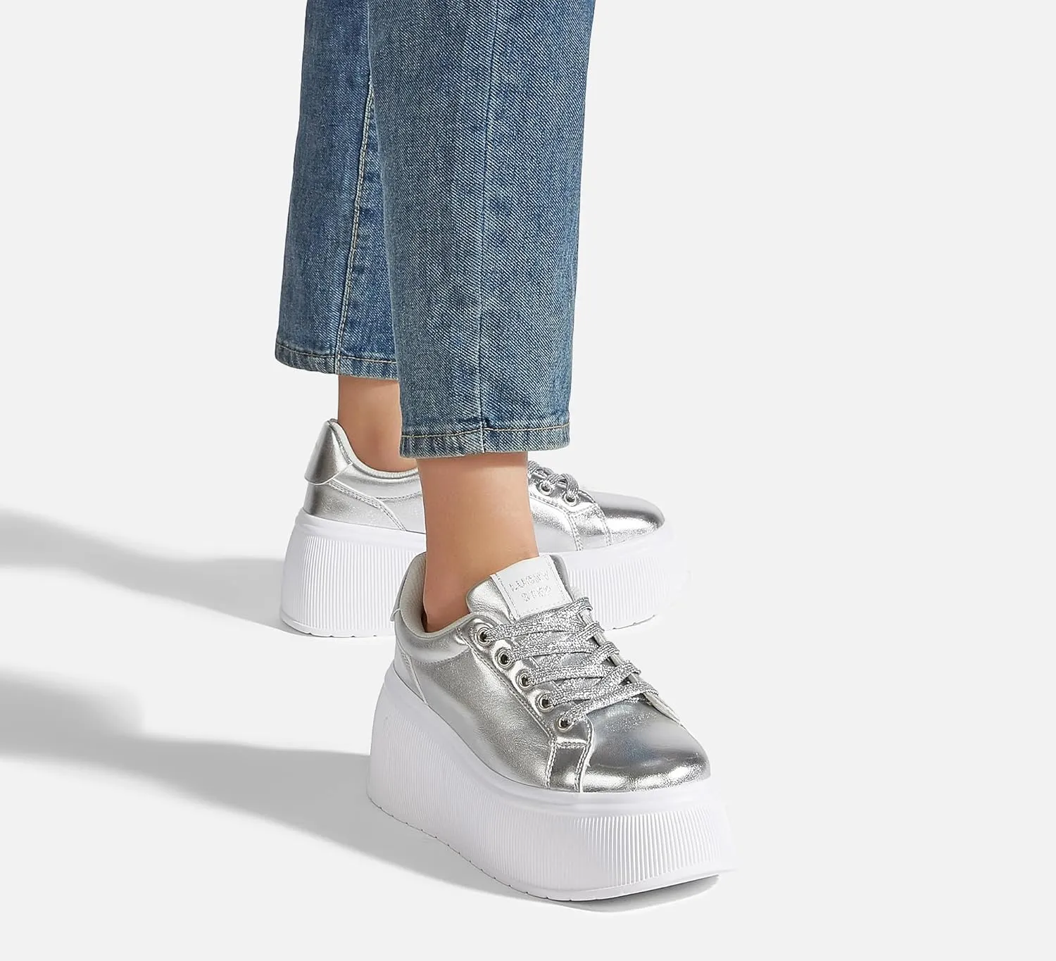 LUCKY STEP Women's Platform Fashion Sneakers Classic Wedge Canvas Casual Low Top Retro Walking Shoes