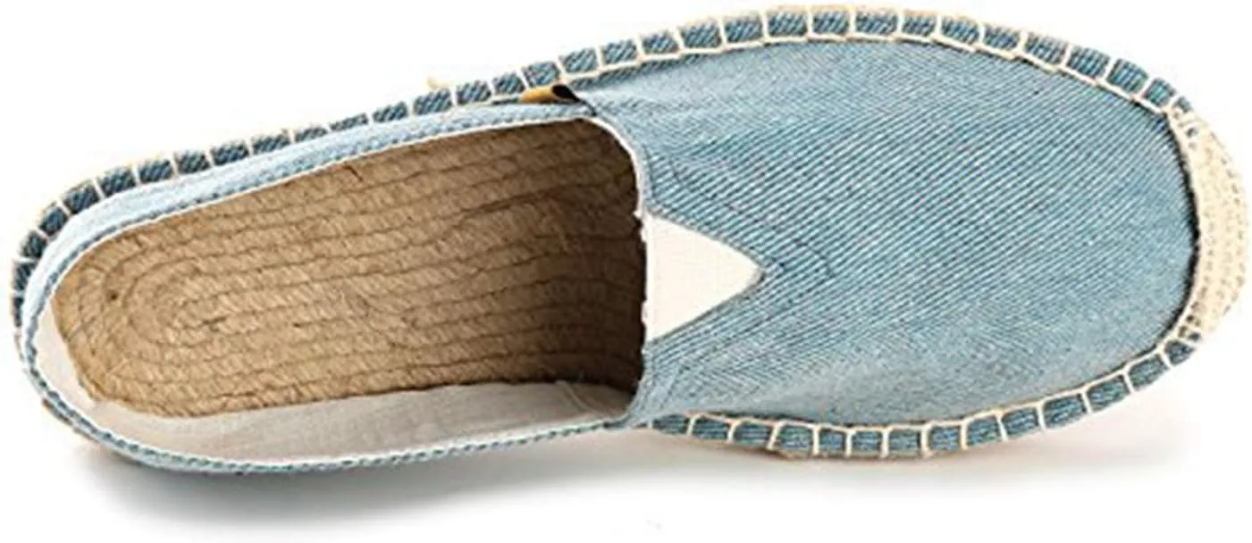 Men's Classic Slip on Flat Espadrilles
