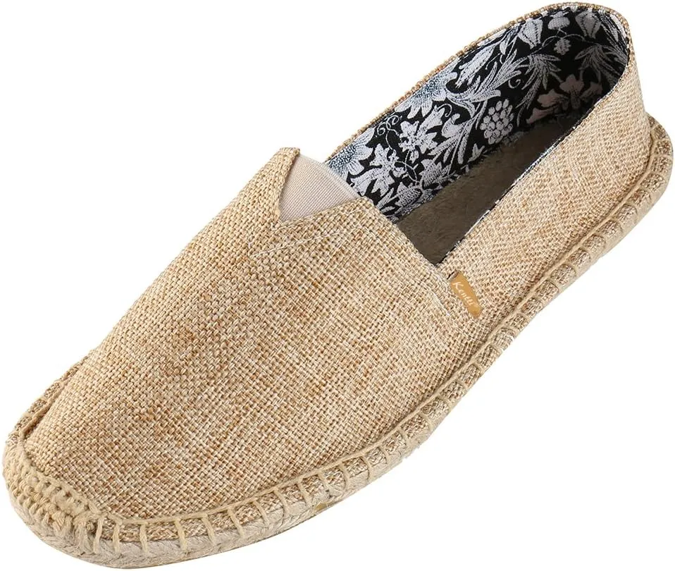 Men's Classic Slip on Flat Espadrilles