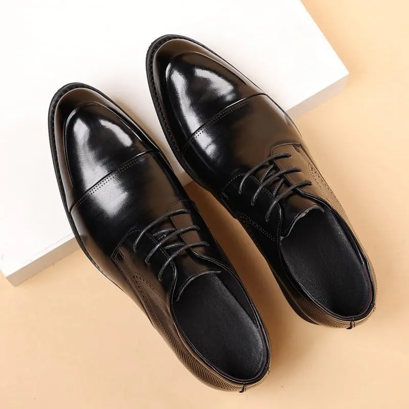 Mens Loafers All-Day Comfort Business Wingtip Lace Up Dress Shoes Formal Elegant Loafers Luxury Oxford Shoes
