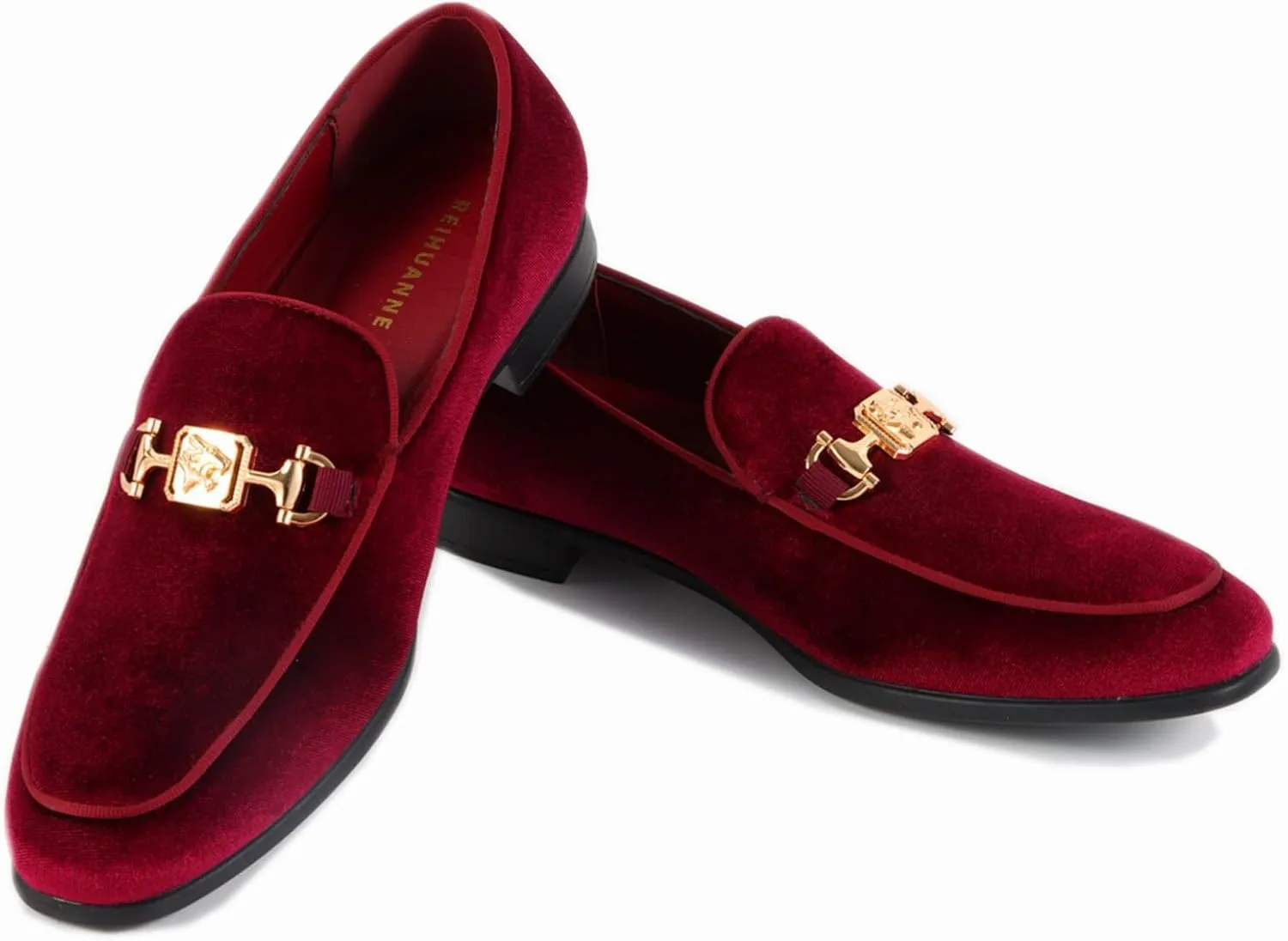 Men's Penny Slip-on Velvet Loafer Luxury Suede Tuxedo Dress Shoes Fancy Smoking Slipper Party Prom Wedding Shoes Comfortable Lightweight