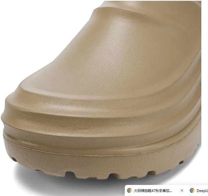 Men's/Women's Plush Lined Waterproof Chef's Shoes, Non-Slip,Anti-Oil, Anti-Odour,Comfortable and Lightweight,Winter Warm Shoes