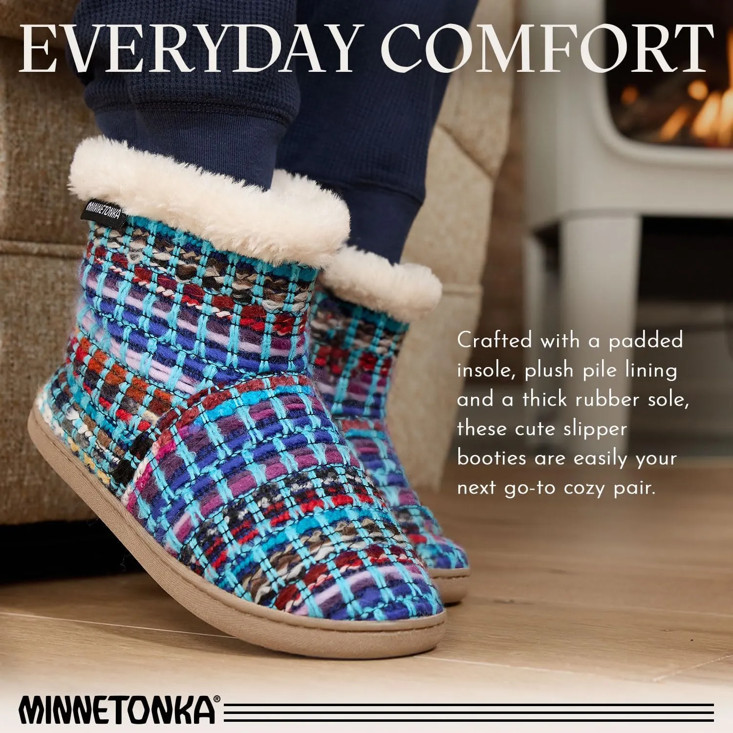 Minnetonka Womens Betty Slipper