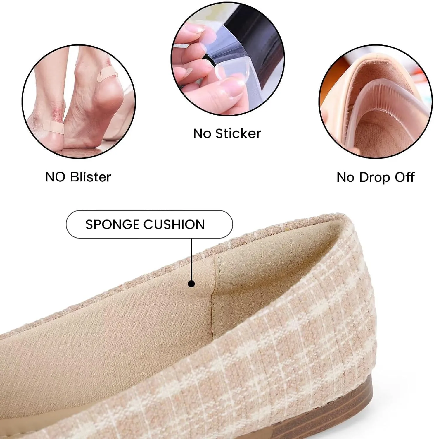 MUSSHOE Flat Shoes Women Comfortable Slip on Women's Flats