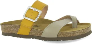 NAOT Footwear Fresno Women’s Toe Loop Slide Sandal with Cork Footbed and Arch Support - Buckle - Comfort and Support – Lightweight and Perfect for Travel – Medium to Wide Fit