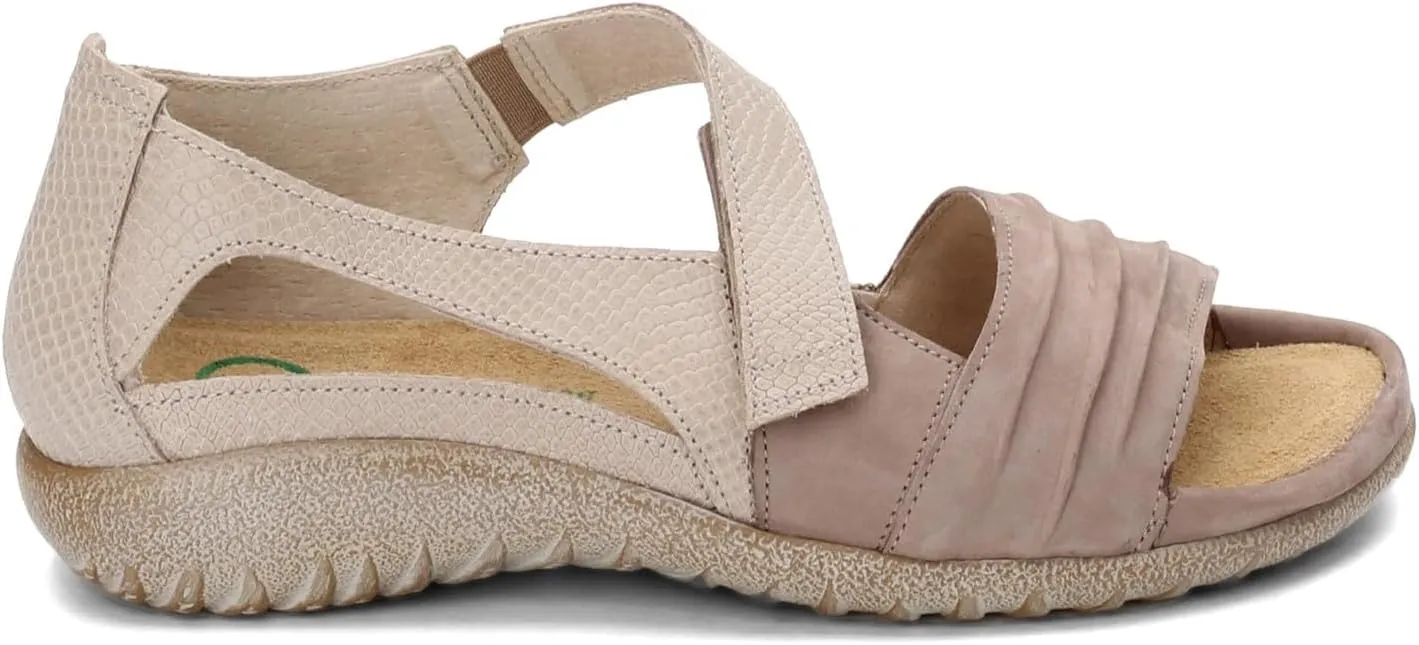 NAOT Footwear Papaki Women’s Sandal with Cork Footbed and Arch Support Sandal With Removable Footbed - Comfort and Support – - Slip Resistant Lightweight and Perfect for Travel - Medium Fit
