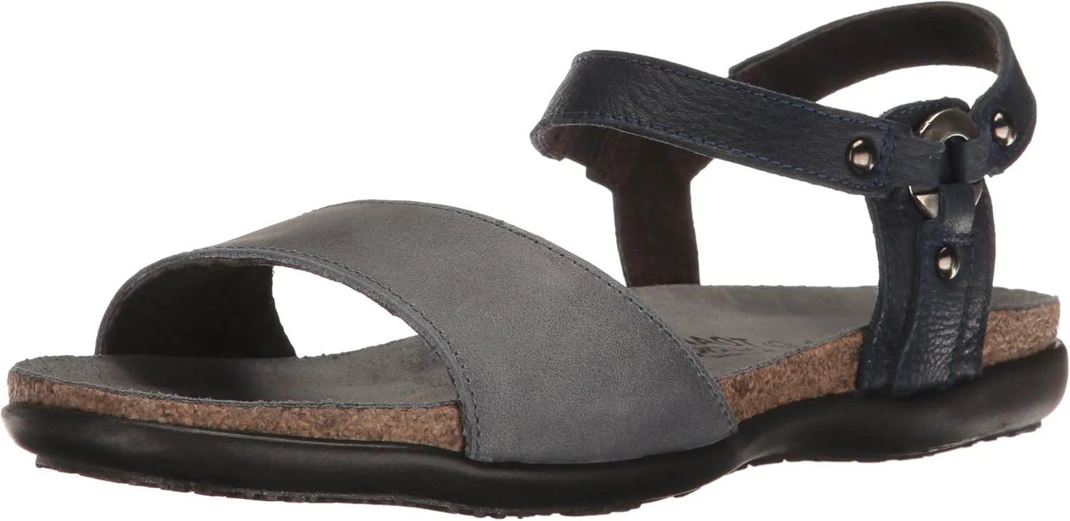 NAOT Footwear Sabrina Women’s Sandal with Cork Footbed and Arch Support - Rivets - Comfort and Support – Lightweight and Perfect for Travel – Narrow to Medium Fit