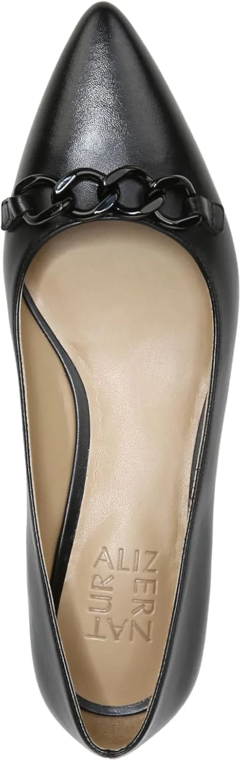 Naturalizer Women's Becca Pointed Toe Low Heel Flat