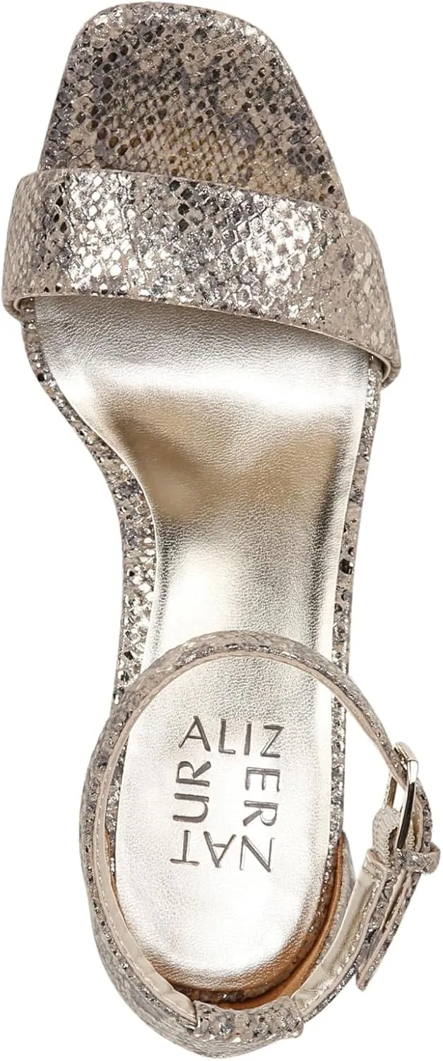 Naturalizer Women's Joy Ankle Strap Heeled Dress Sandal
