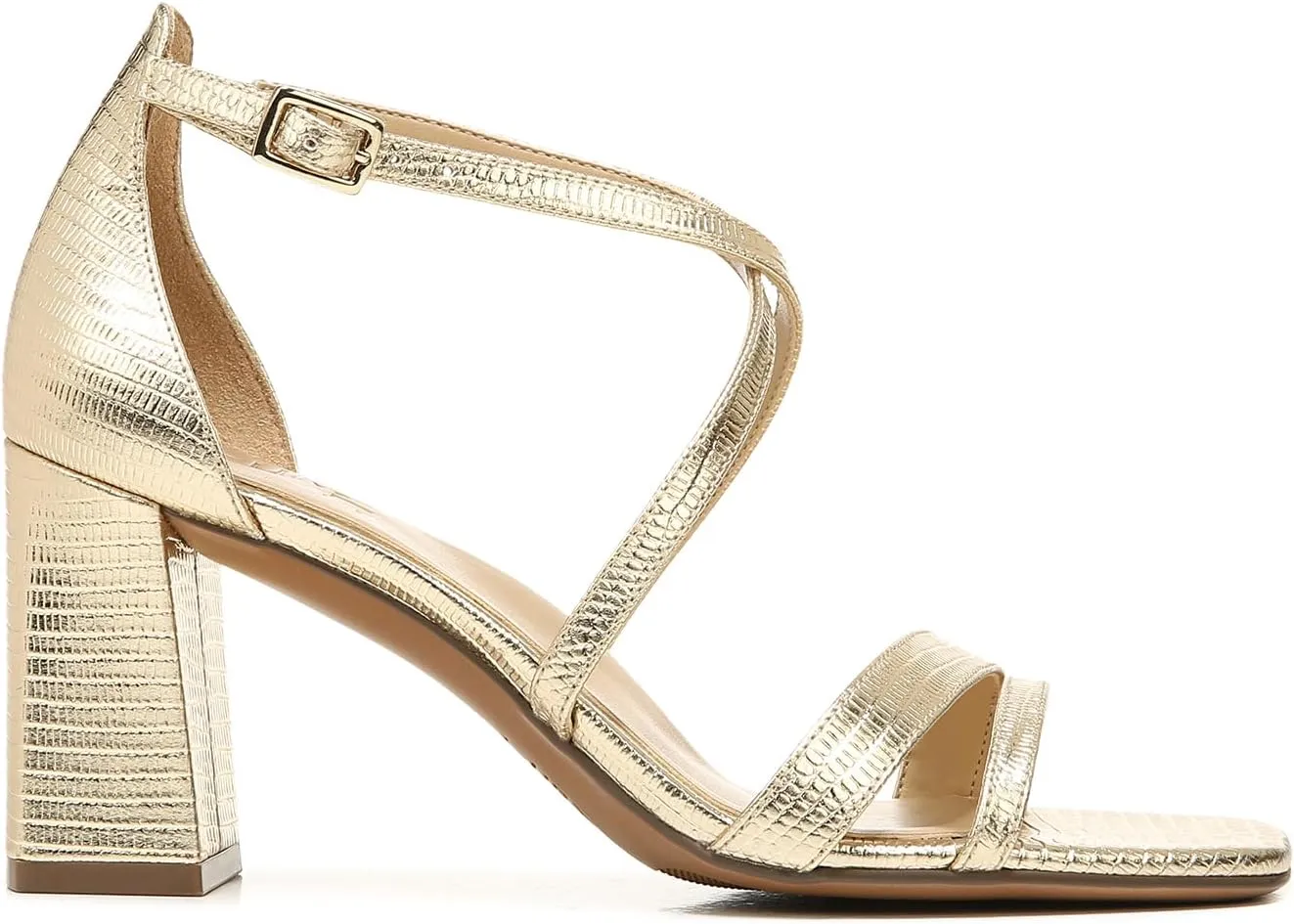 Naturalizer Women's Tiff Square Toe Block Heel Sandal