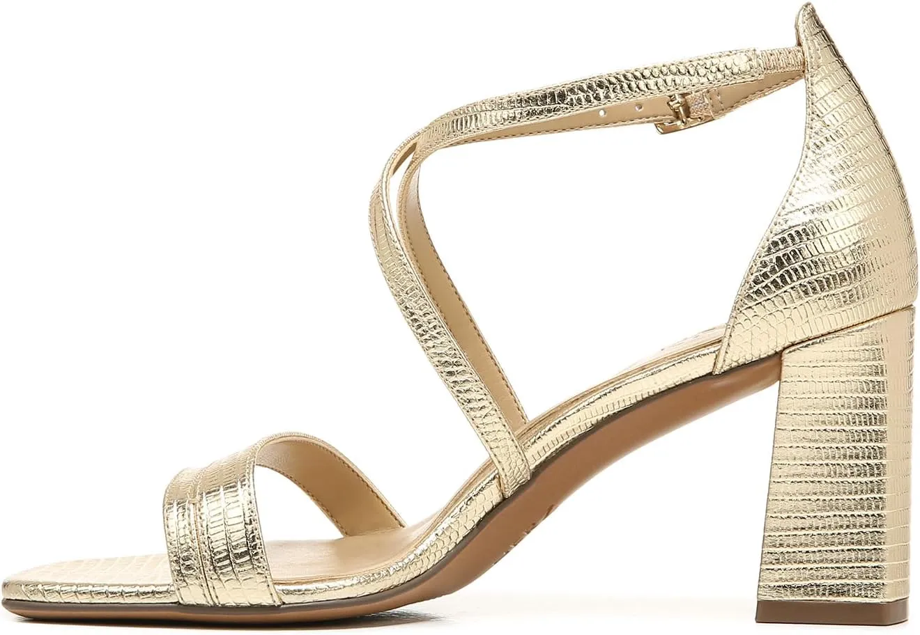 Naturalizer Women's Tiff Square Toe Block Heel Sandal