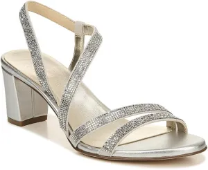 Naturalizer Women's Vanessa2 Rhinestone Embellished Strappy Heeled Sandal