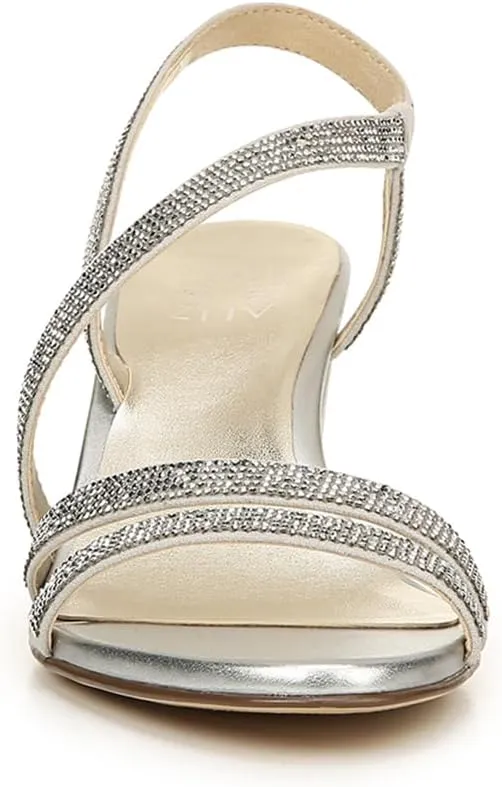 Naturalizer Women's Vanessa2 Rhinestone Embellished Strappy Heeled Sandal