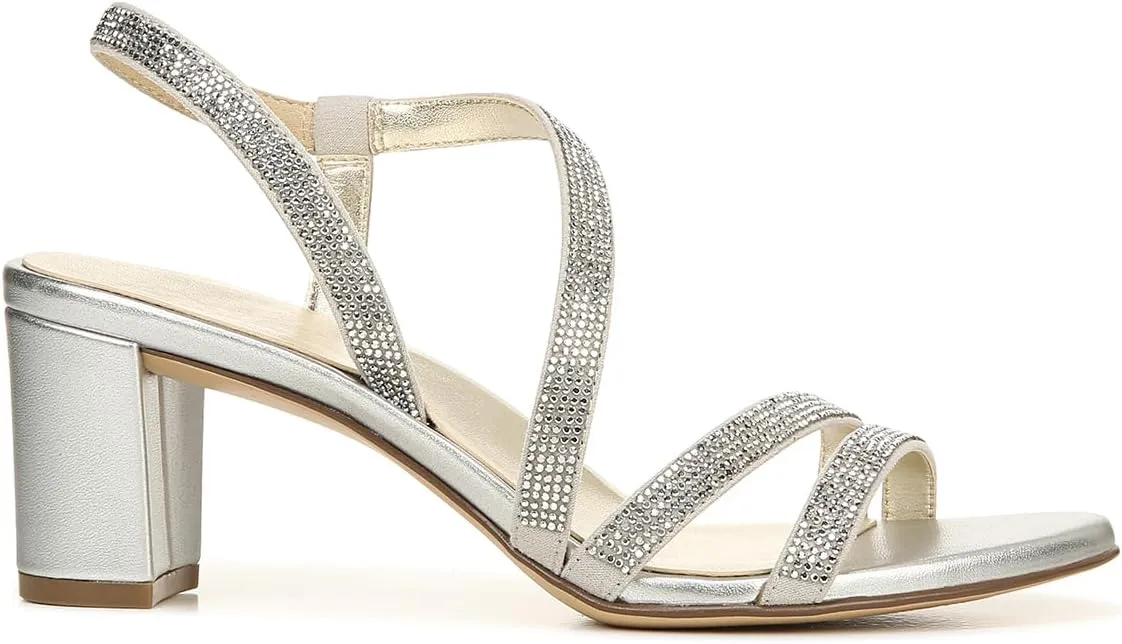 Naturalizer Women's Vanessa2 Rhinestone Embellished Strappy Heeled Sandal