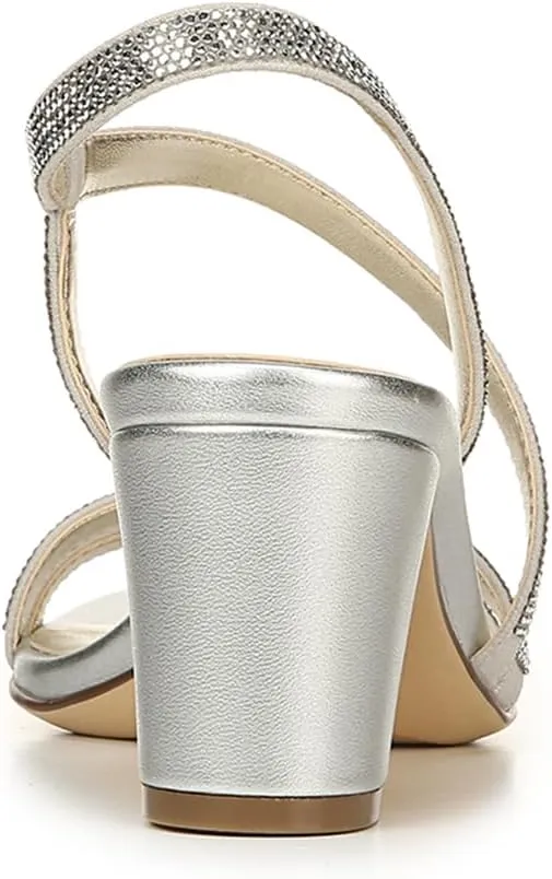 Naturalizer Women's Vanessa2 Rhinestone Embellished Strappy Heeled Sandal