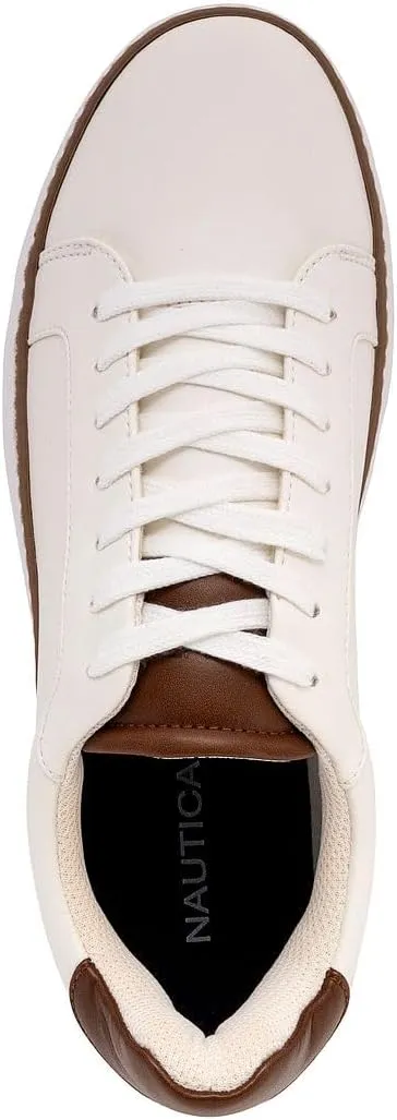 Nautica Men's Classic Lace-Up Low Top Fashion Sneaker Loafer - Stylish and Comfortable Casual Shoe