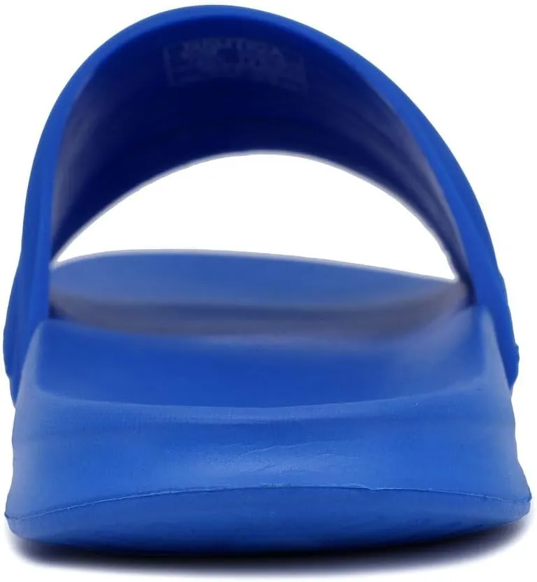 Nautica Men's Open Toe Slide Sandals - Comfortable Indoor & Outdoor Shower Slippers