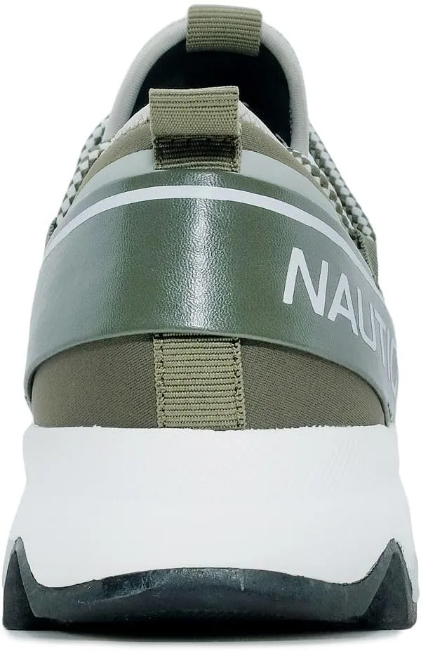 Nautica Women's Fashion Sneaker Lace-Up Jogger Running Shoe Casual Walking Tennis Sneaker