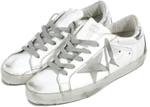 nesho Women's Trainers Sneakers Non-Slip Leather Casual Shoes Low Top Slide