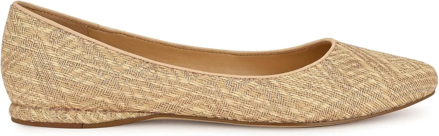 Nine West Women's Speakup Pointy Toe Slip-On Ballet Flat