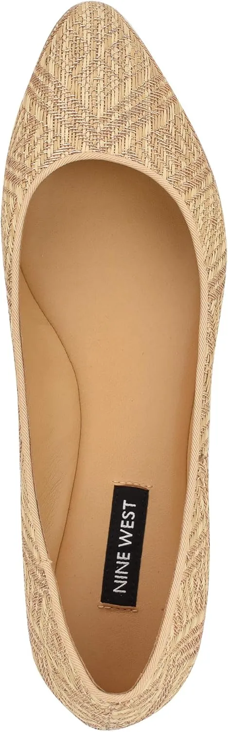 Nine West Women's Speakup Pointy Toe Slip-On Ballet Flat