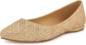 Nine West Women's Speakup Pointy Toe Slip-On Ballet Flat