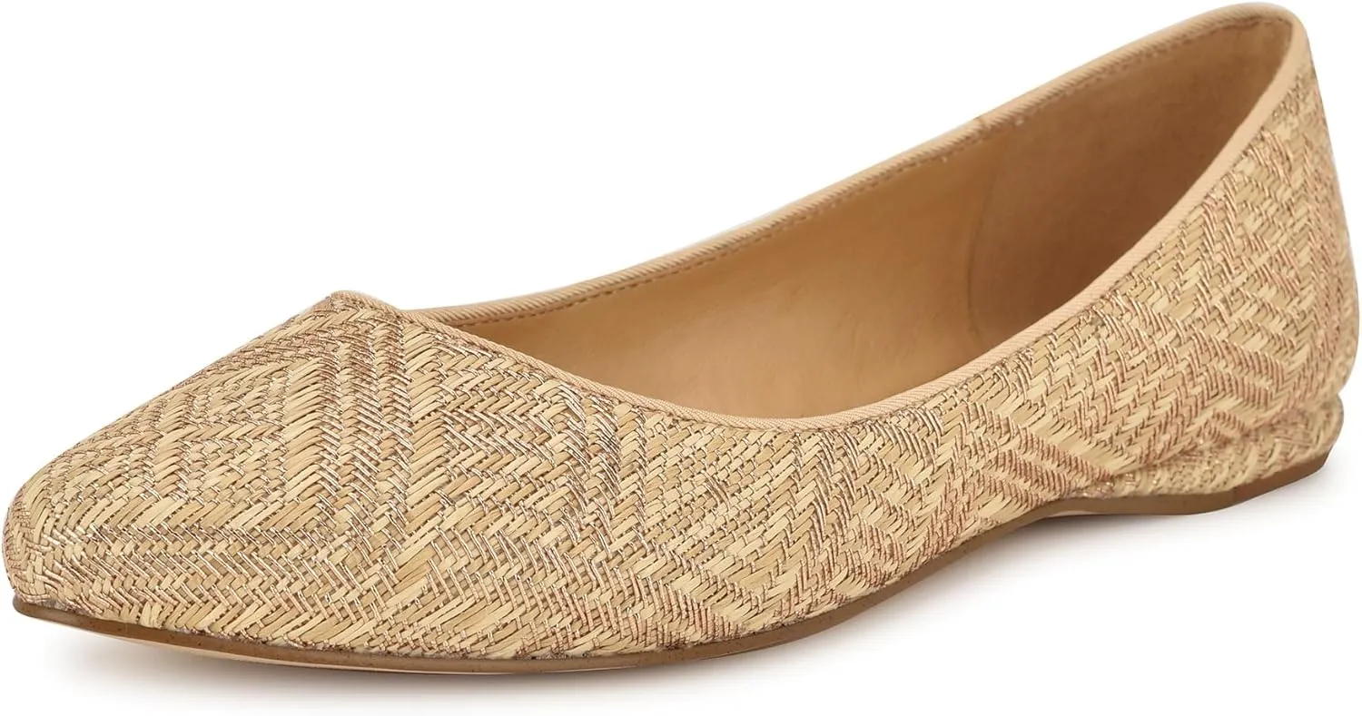 Nine West Women's Speakup Pointy Toe Slip-On Ballet Flat