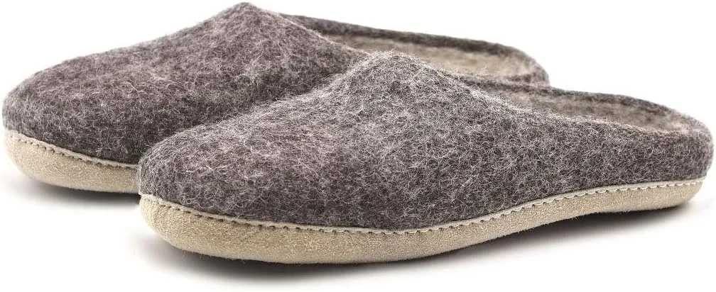 Nootkas Men's Felted Merino Wool 'Astoria' Mule House Slipper