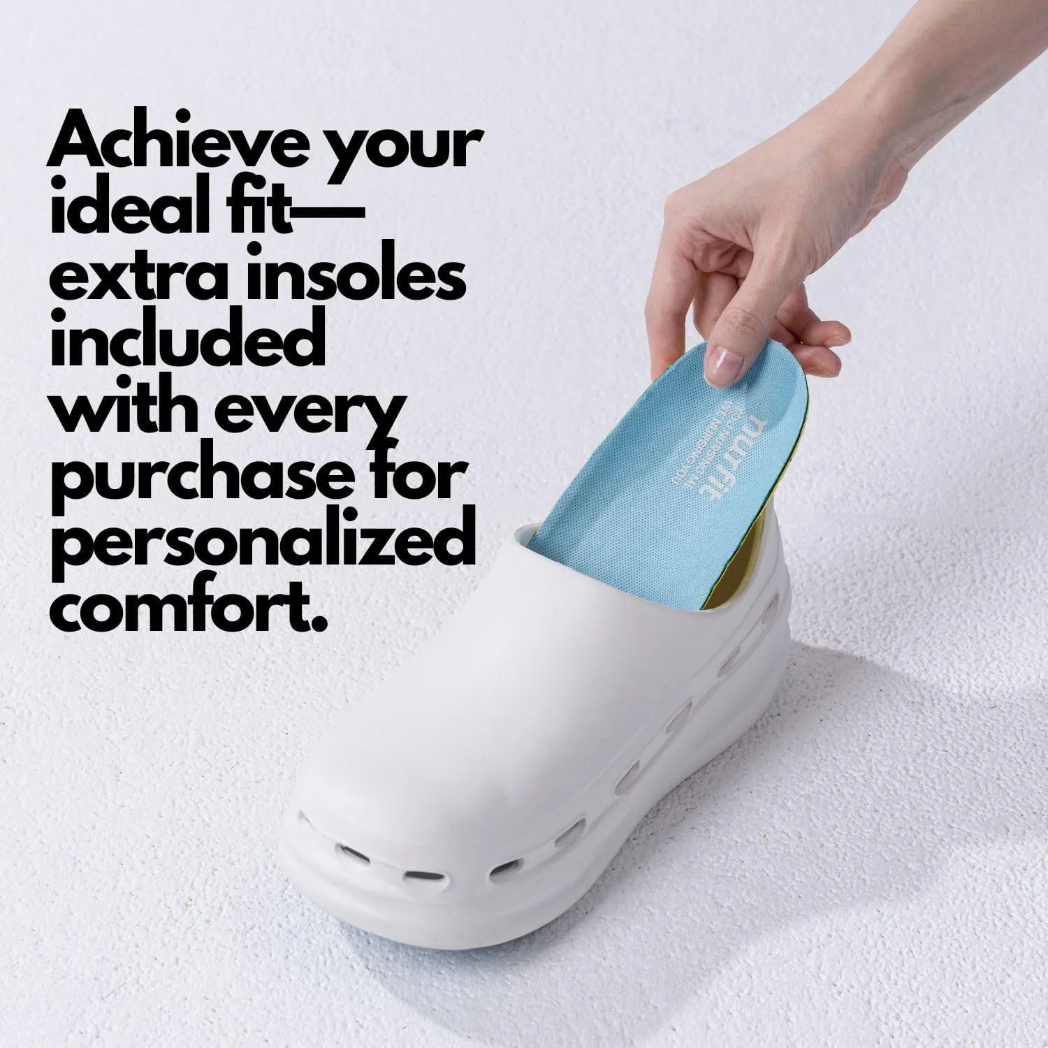 NURSTEP Unisex Lightweight Slip On Comfortable Slip Resistant Medical Nursing Mule & Clog Recovery Slides with Arch Support Insoles for Healthcare Hospital Work Operating Room