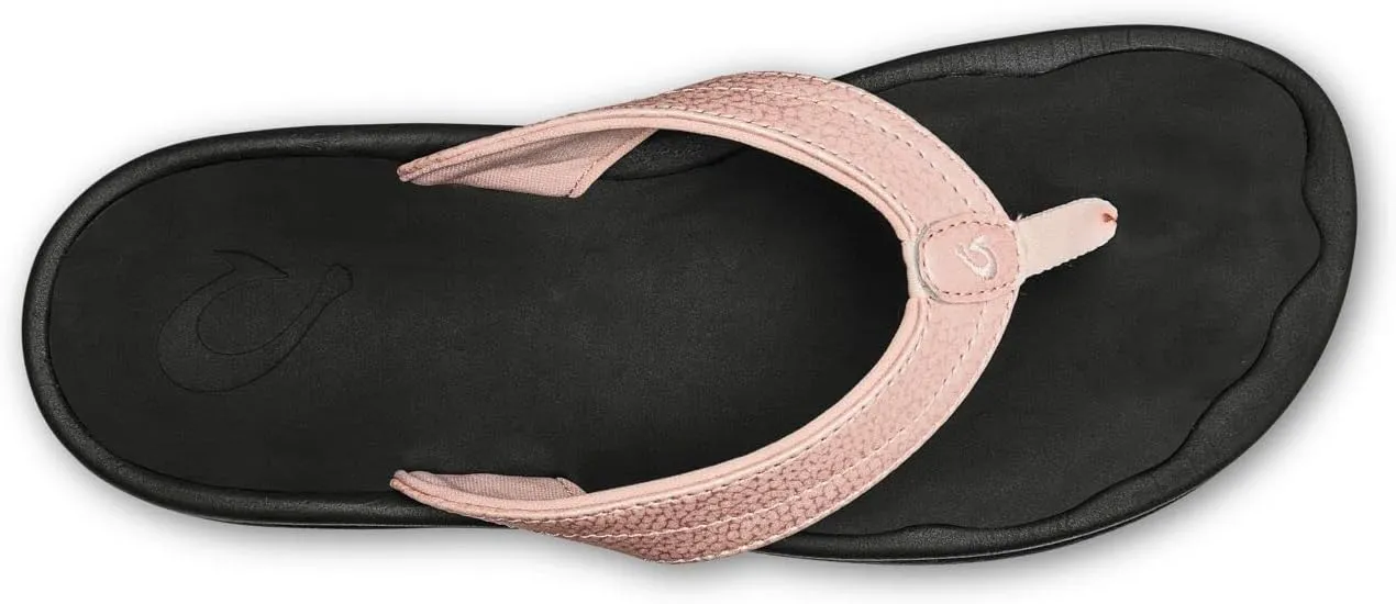 OLUKAI Ohana Women's Beach Sandals, Water Resistant Flip Flops, Arch Support & Comfort Fit, Lightweight & Durable, Enhanced Grip & Traction