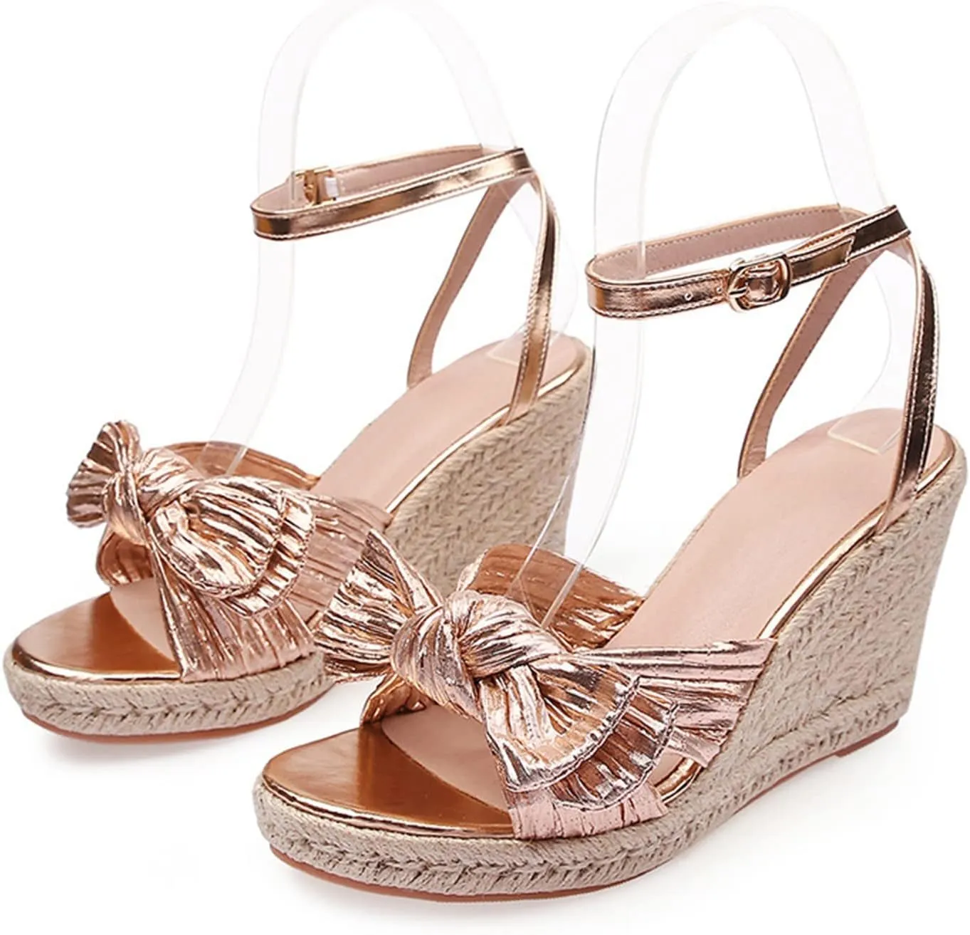 Platform Sandals Women Square Toe Minimalist Slide Wedges with Leather Straps and Low Block Heel for Casual Beach Wear Orthopedic Sandal Beach Dressy Flip Flops for Wide Toe 2025 Spring
