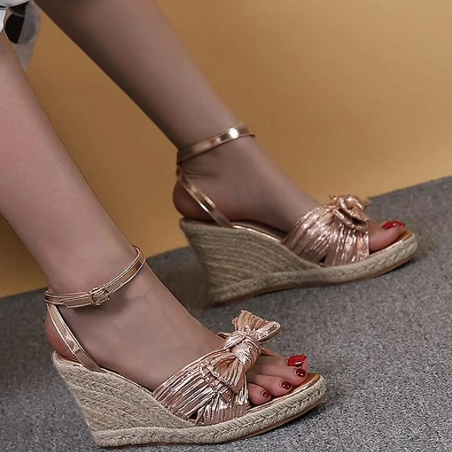 Platform Sandals Women Square Toe Minimalist Slide Wedges with Leather Straps and Low Block Heel for Casual Beach Wear Orthopedic Sandal Beach Dressy Flip Flops for Wide Toe 2025 Spring