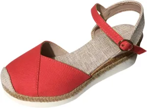 Platform Wedge Sandals for Women Summer Dressy Color Block Ankle Strap Closed Toe Espadrille Wedge Sandals Casual Beach Shoes