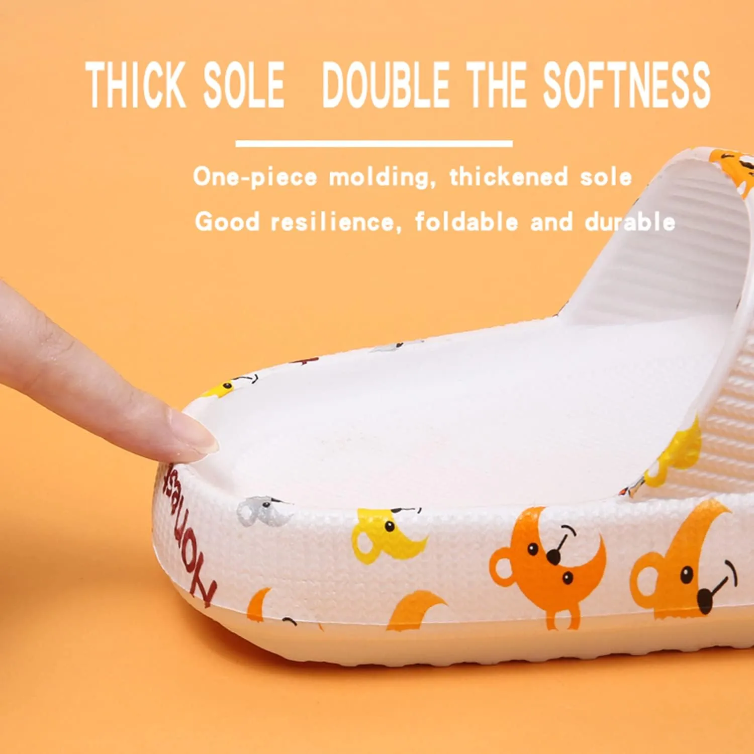 PLMOKN Slippers for women mens pillow cloud slides house indoor and outdoor summer sandals bedroom shower non-slip comfortable open toe slippers