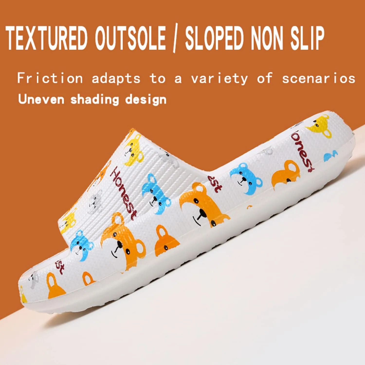 PLMOKN Slippers for women mens pillow cloud slides house indoor and outdoor summer sandals bedroom shower non-slip comfortable open toe slippers