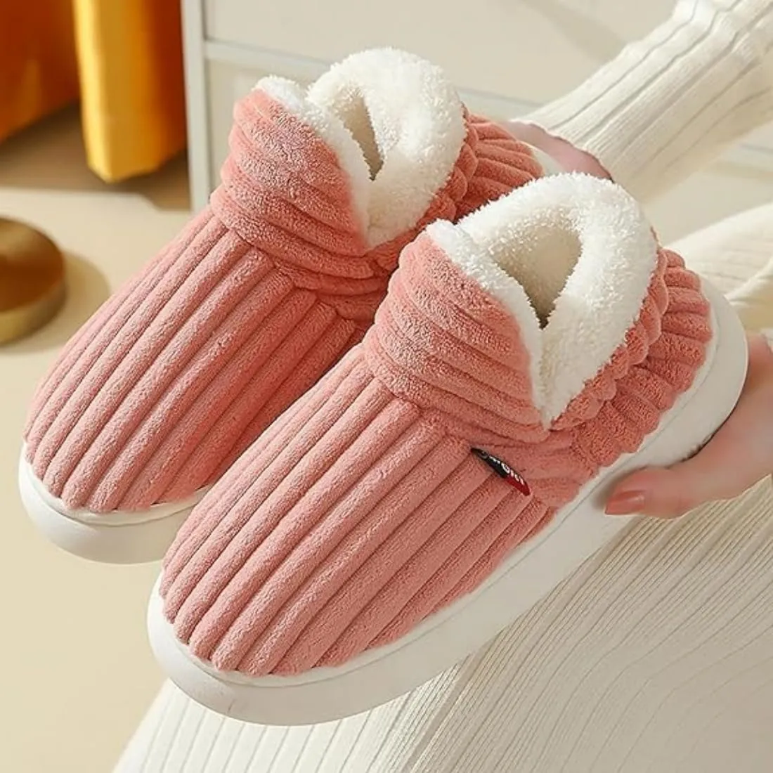 Pluffi Slipper Booties, Pluffi Cozy Stylish Slipper, Winter Fuzzy Warm Thick-Soled Plush House Cloud Slides Men Women