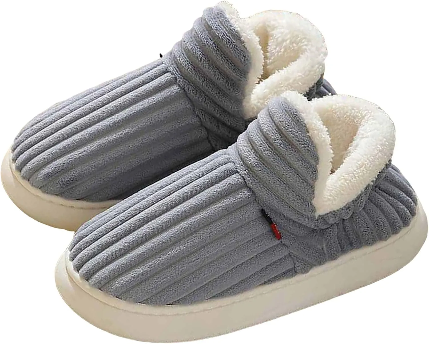 Pluffi Slipper Booties Women Pluffi Cozy Stylish Slipper Winter Fuzzy Warm Thick-Soled Plush House Cloud Slides Men Women