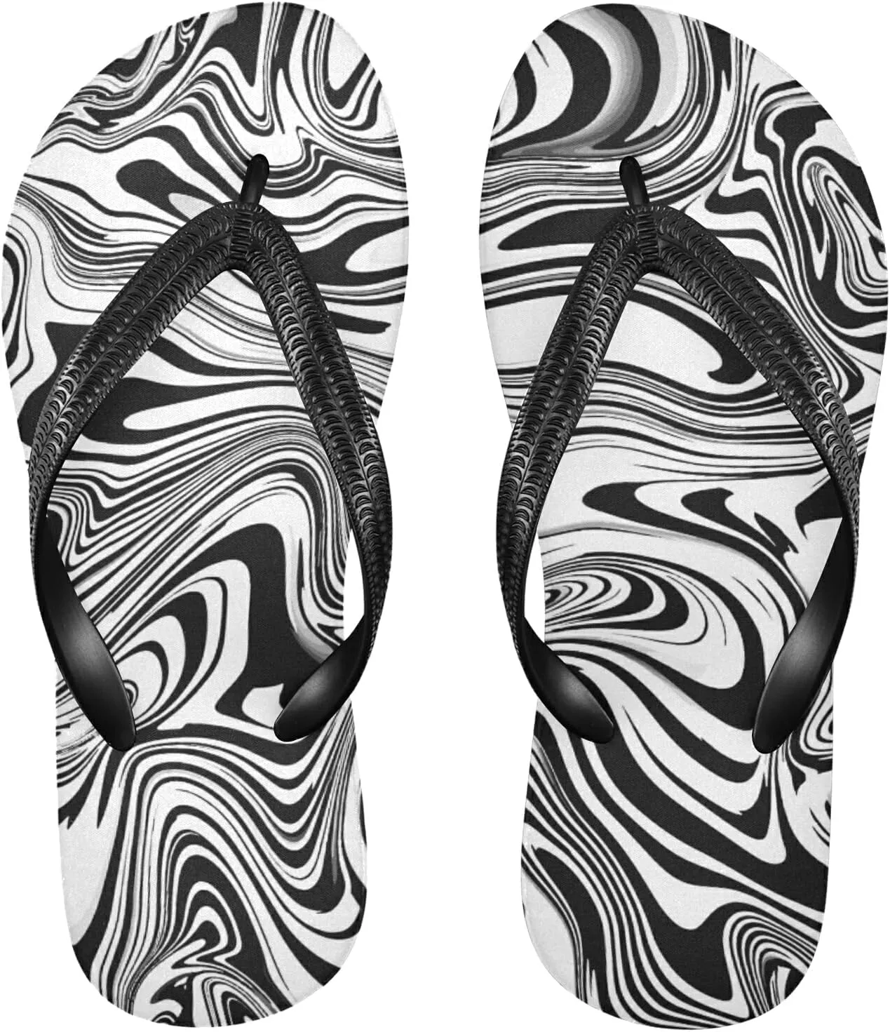 Poeticcity Flip Sandal Men Women Flip Flops for Hotel Spa Home Slippers Bedroom Travel S-XXL