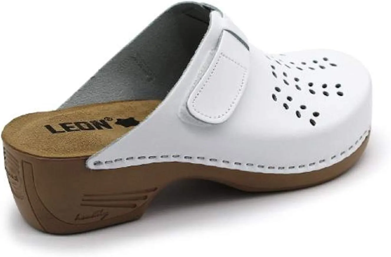 PU161 Leather Slip-on Womens Ladies Mule Clogs Slippers Shoes