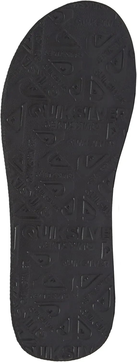 Quiksilver Men's Carver Suede 3 Point Flip Flop Athletic Sandal