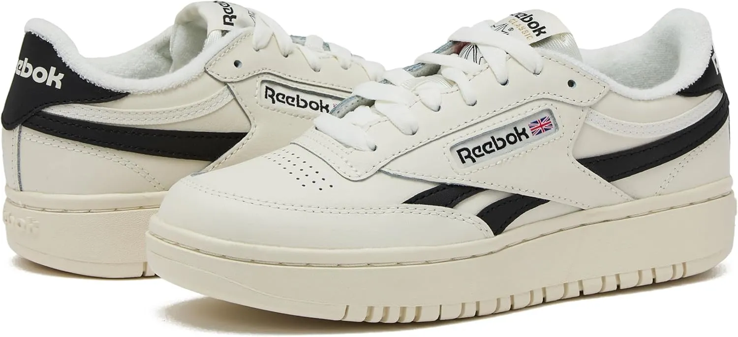 Reebok Club C Double Revenge Platform Tennis Shoes for Women, Fashion Womens Sneakers