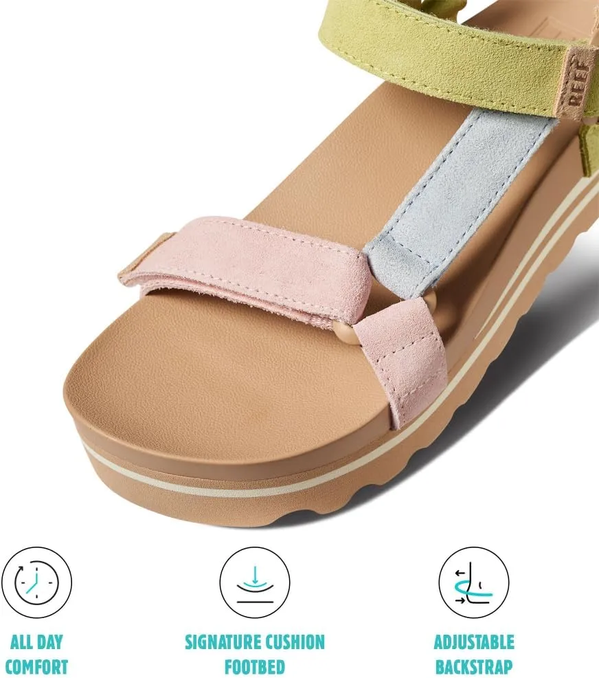 REEF Cushion Rem Hi Women's Platform Sandal, Adjustable Strap, Arch Support and Heel Cupping