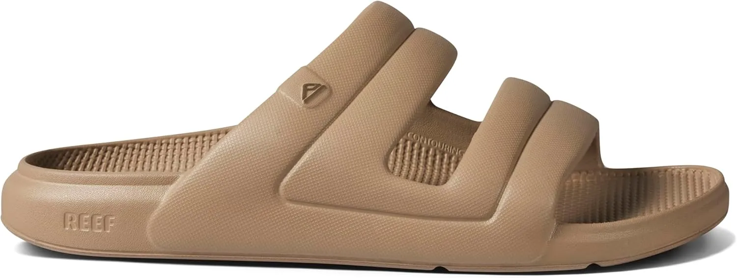 REEF Oasis Two-Bar Men's Waterproof Slide Sandal, Lightweight and Flexible, Arch Support