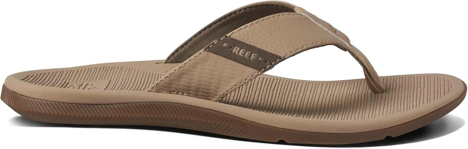 REEF Santa Ana Men's Flip Flop, Arch Support, Water Friendly, Non Marking Outsole